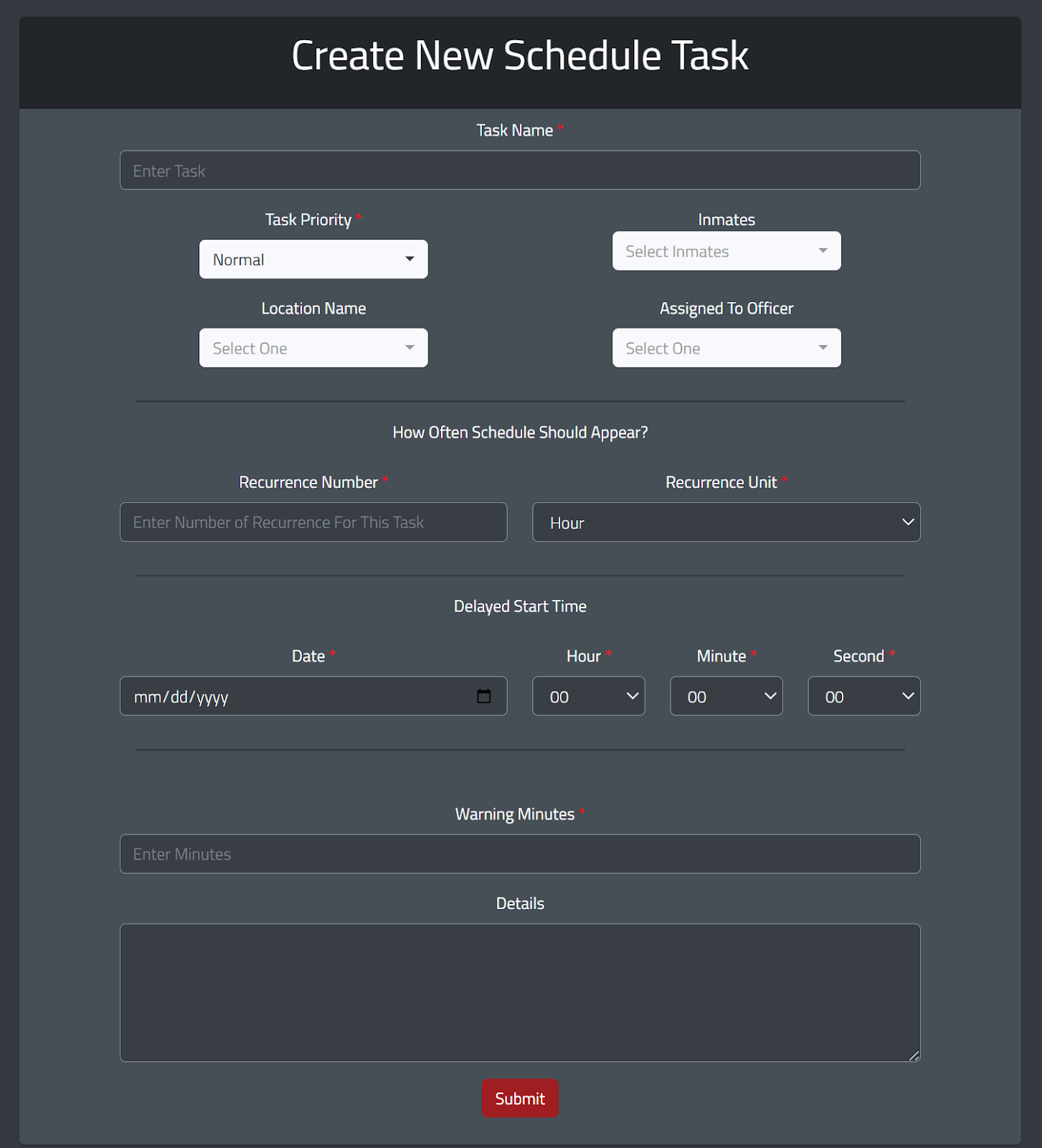 create a scheduled task on mission command