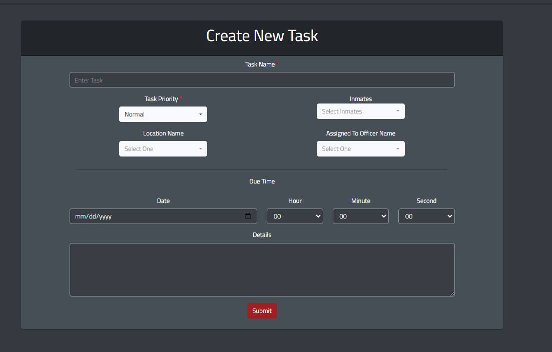 create single task on mission command