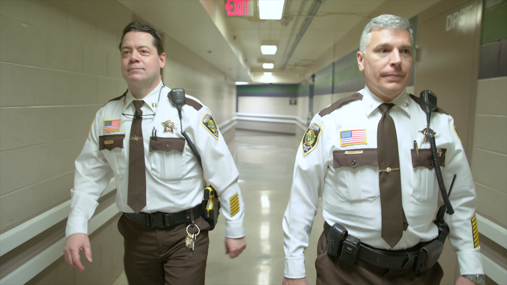 two officers doing rounds