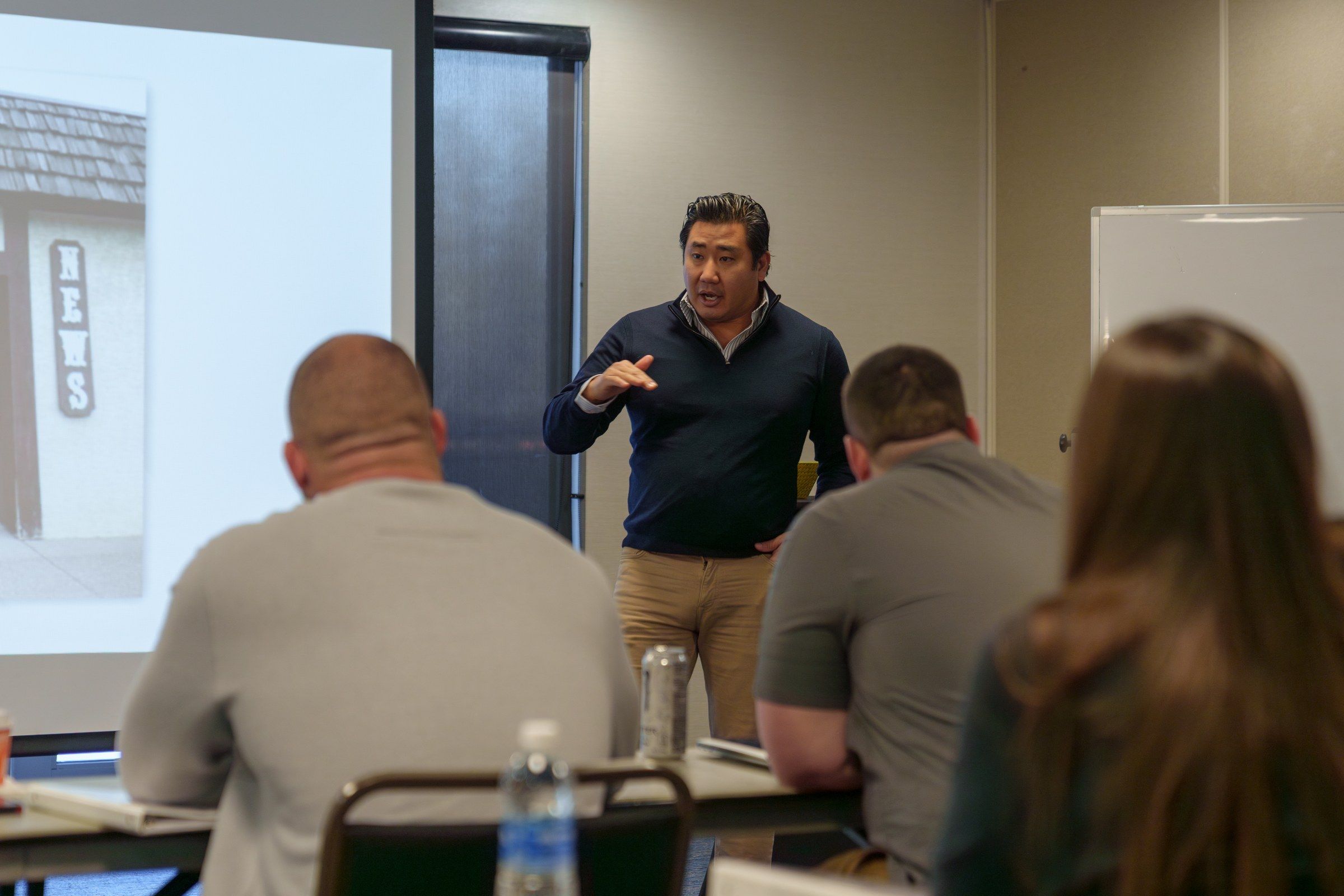 GUARDIAN RFID founder Ken Dalley leading a training session for corrections officers